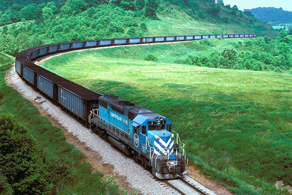 Passenger freight railway rail